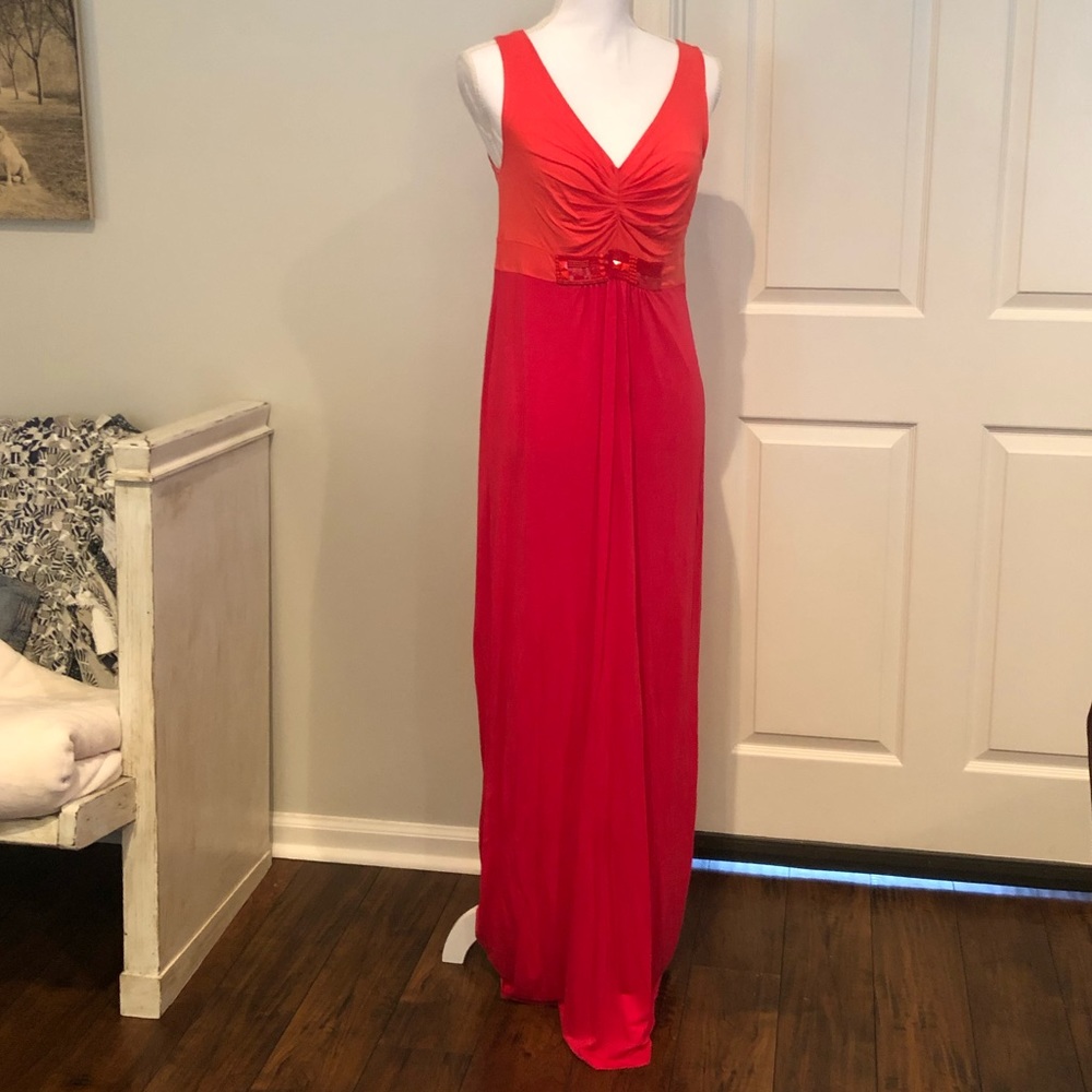 Boden Colorblock Beaded Maxi Dress - Picture 2 of 7
